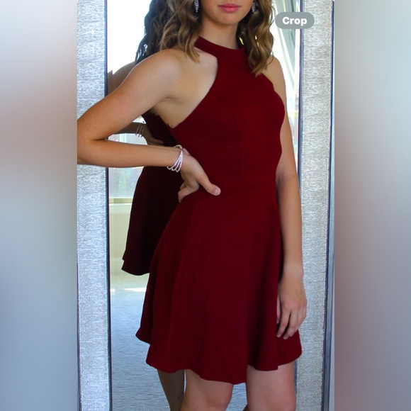 red homecoming dresses lulus Red v neck high low prom dress, red homecoming dress